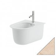 Биде подвесное ArtCeram Chic 38х53,5 см керамика травертин CHB001 45;00