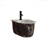 Биде подвесное ArtCeram Chic 38х53,5 см керамика portoro gold CHB001 48;00