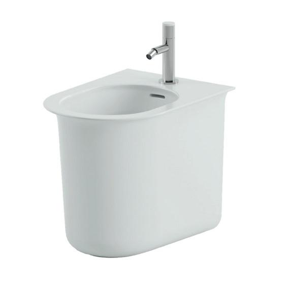 Биде напольное ArtCeram Chic 38х53 см керамика белый CHB002 01;00