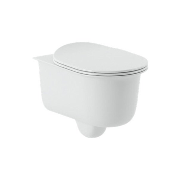 Унітаз підвісний ArtCeram Chic безободковий 38х53 см кераміка білий CHV001 01;00