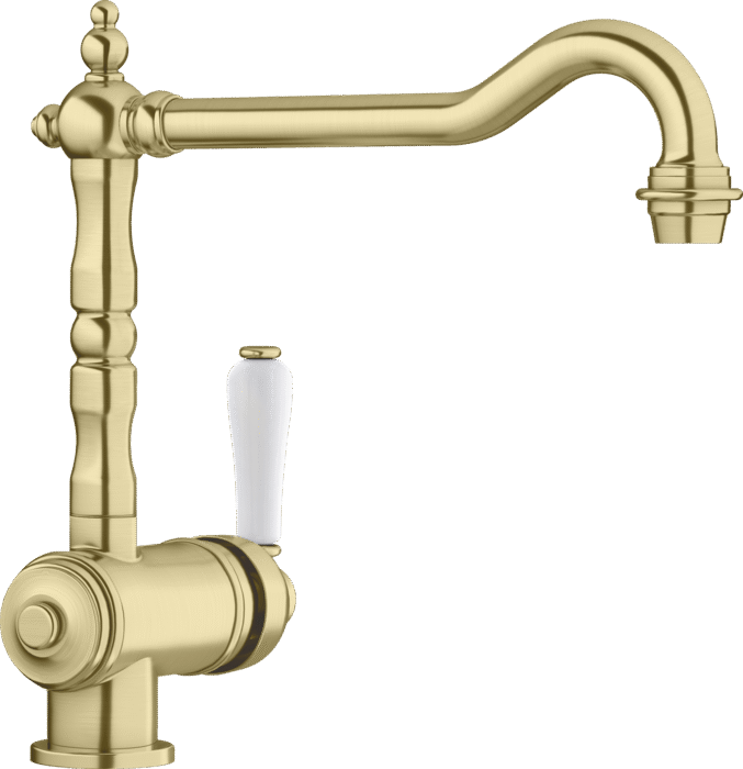 Змішувач для кухні Blanco Tradon одноважільний PVD сатинове золото 526688