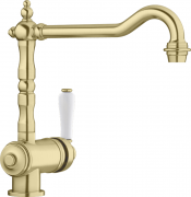 Змішувач для кухні Blanco Tradon одноважільний PVD сатинове золото 526688