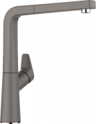 Смеситель для кухни Blanco Avona-S с выдвижной лейкой Silgranit вулканический серый 526928