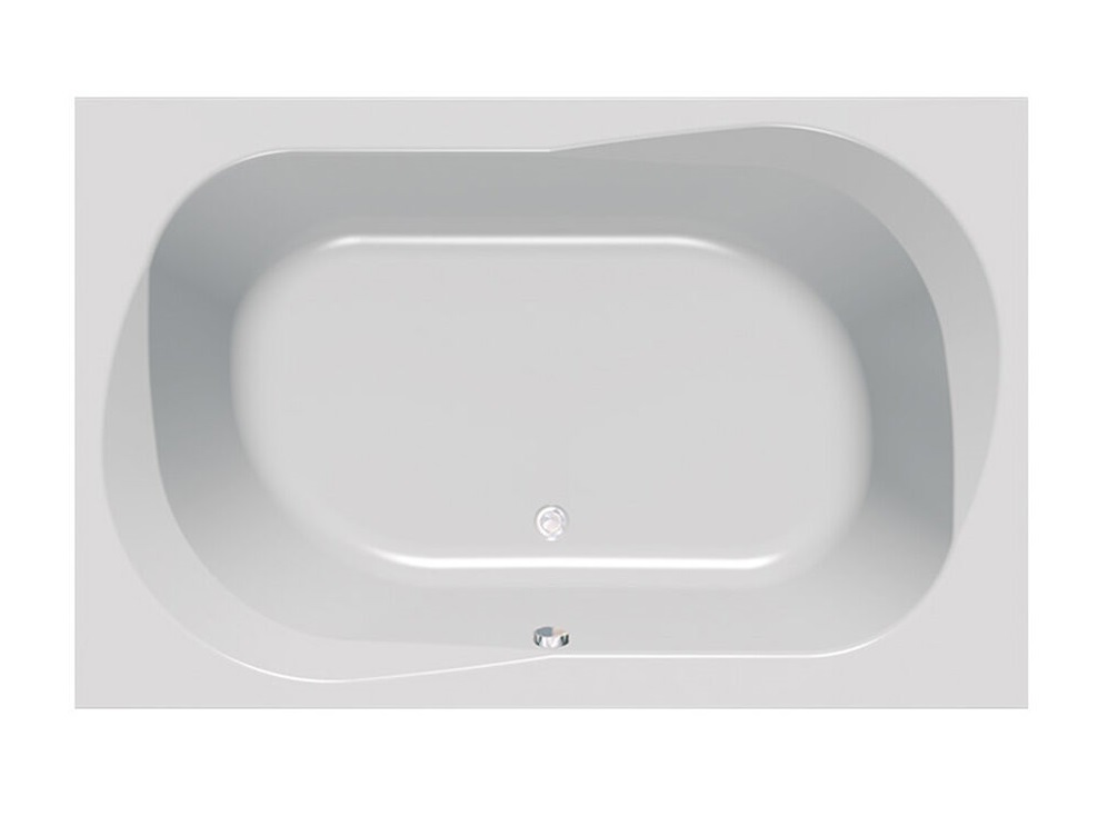 Ванна акриловая Kolpa San Adam & Eva 195х125 см/О прямоугольная с панелью белый 593210
