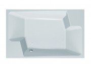 Ванна акриловая Kolpa San Nabucco 190х120 см/О с массажной системой VITAL и панелью белый 571690