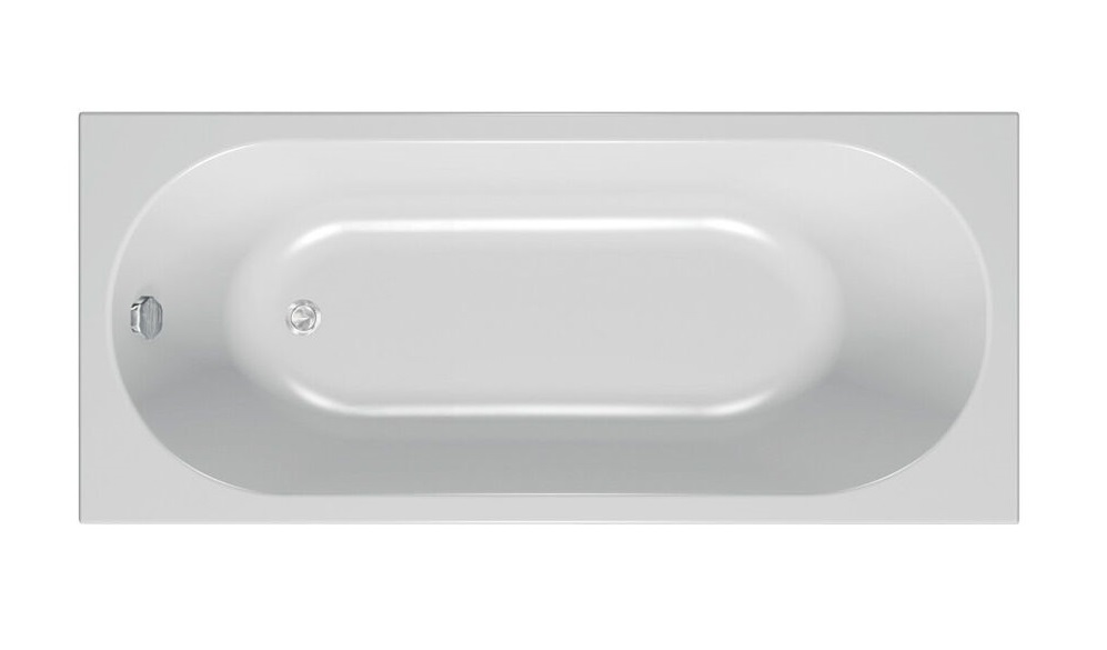 Ванна акриловая Kolpa San Tamia 180х80 см/О с системой водного массажа и панелью белый 927550