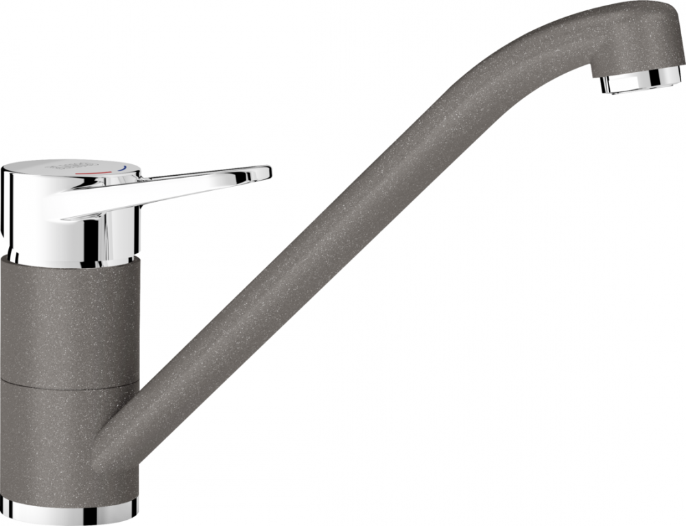 Смеситель для кухни Blanco Wega II однорычажный хром/алюметаллик 526410