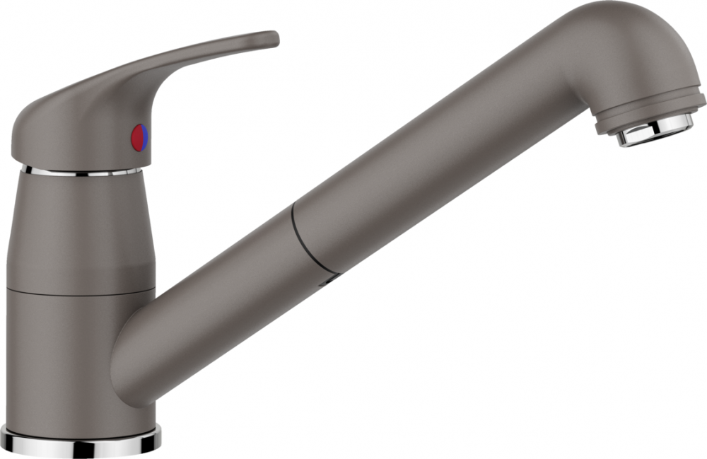 Змішувач для кухні Blanco Daras-S II з висувною лійкою вулканічний сірий 526936
