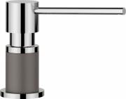 Диспенсер для моющего средства Blanco Lato врезной 300 мл хром/вулканический серый 526954