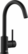 Смеситель для кухни Blanco Mida однорычажный Silgranit черный матовый 526649