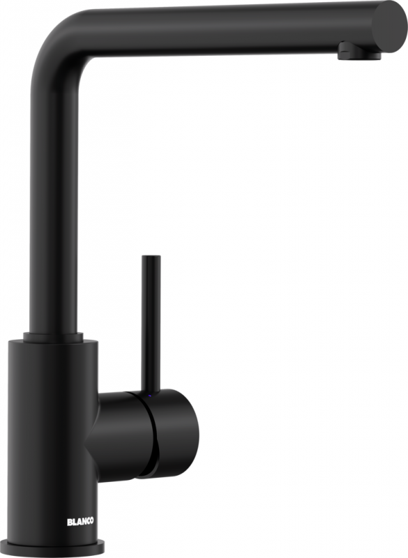 Змішувач для кухні Blanco Mila одноважільний Silgranit чорний матовий 526657