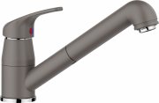 Змішувач для кухні Blanco Daras-S II з висувною лійкою вулканічний сірий 526936