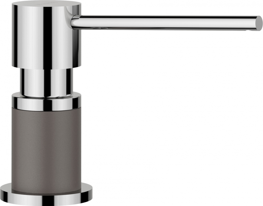 Диспенсер для миючого засобу Blanco Lato врізний 300 мл хром/вулканічний сірий 526954