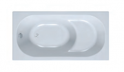 Ванна акриловая Kolpa San Tamia 140х70 см/S прямоугольная с сиденьем белый 752940