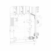 Универсальный узел промывки пермеатом для промывки мембран промышленных систем Ecosoft MO6/MO9 PMO69