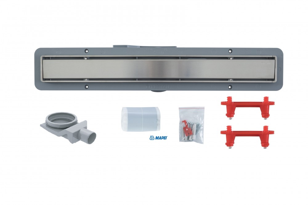 Желоб водосточный Pestan Confluo Primo Compact Line 450 мм хром матовый 13702508