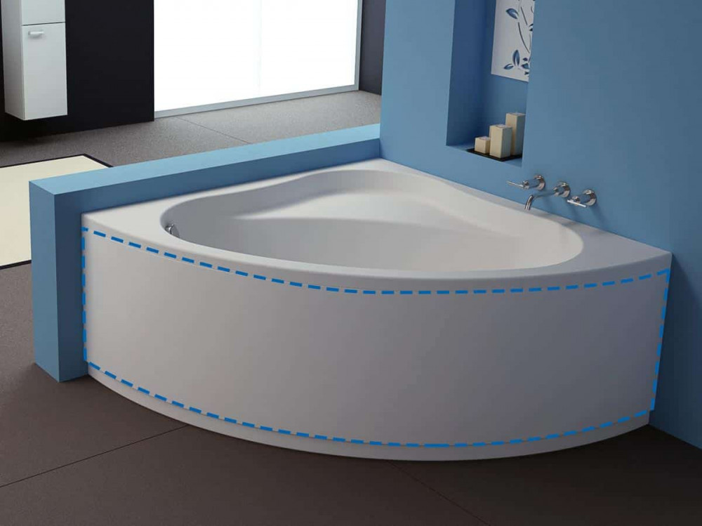 Панель Kolpa San Divante 140 см фронтальна біла 754020