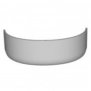 Панель Kolpa San Dolores 130 см фронтальная белый 565490