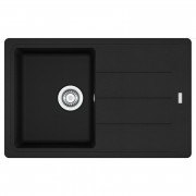Мойка для кухни Franke Basis BFG 611-78 78х50 см Fragranite чёрный матовый 114.0667.446