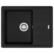 Мойка для кухни Franke Basis BFG 611-62 62х50 см Fragranite чёрный матовый 114.0667.447