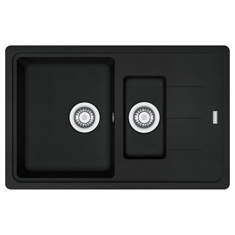 Мийка для кухні Franke Basis BFG 651-78 78х50 см Fragranite чорний матовий 114.0667.448