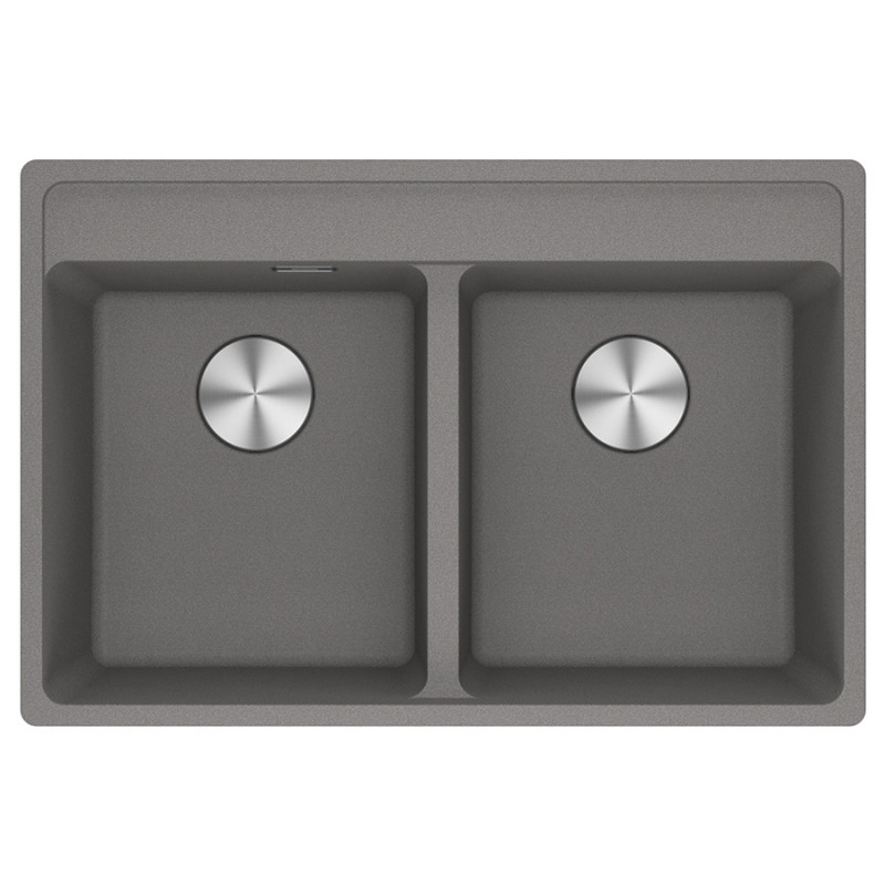 Мийка для кухні Franke Maris MRG 620 TL 76х51 см Fragranite сірий камінь 114.0661.784