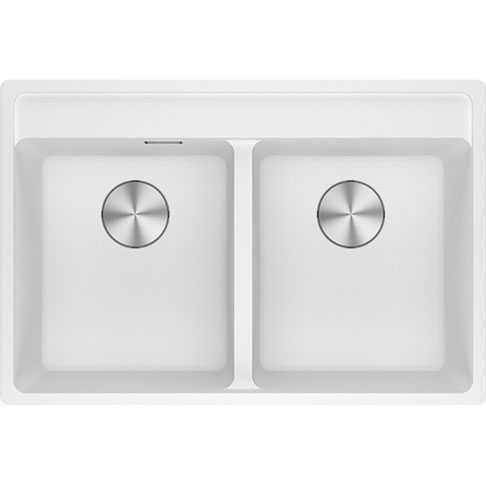 Мойка для кухни Franke Maris MRG 620 TL 76х51 см Fragranite белый 114.0661.785