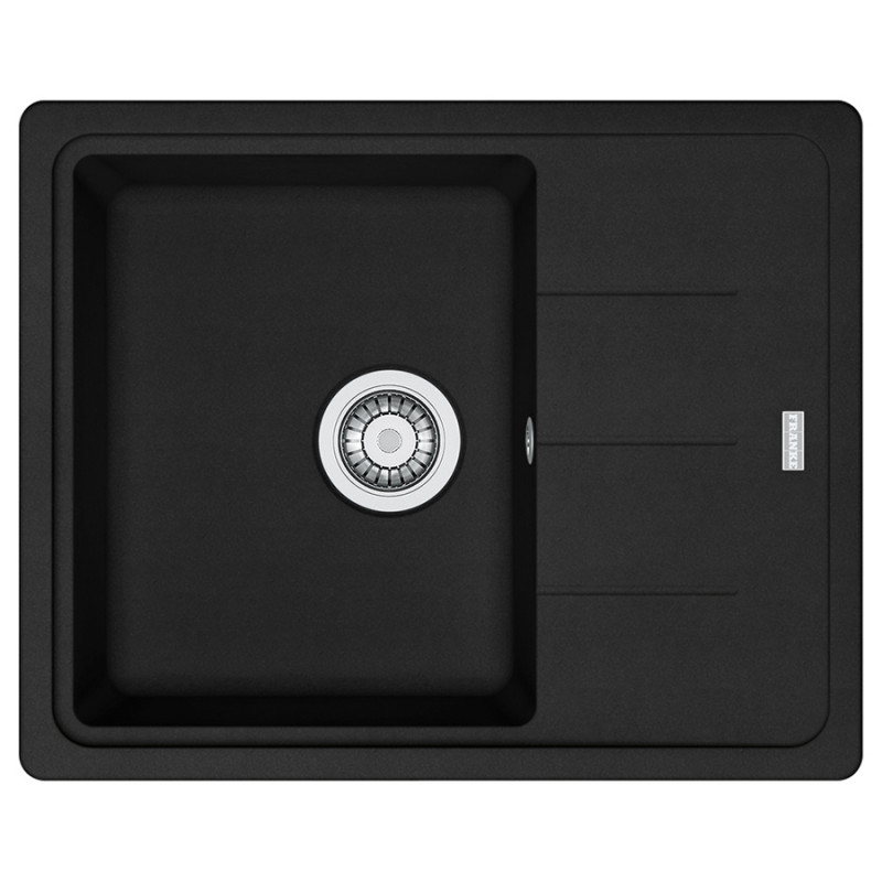 Миття для кухні Franke Basis BFG 611-62 62х50 см Fragranite чорний матовий 114.0667.447