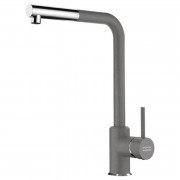 Смеситель для кухни Franke Sirius однорычажный с выдвижной лейкой серый камень 115.0668.381
