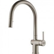 Змішувач для кухні Franke Active J з висувною лійкою та ламінарним потоком нержавіюча сталь 115.0653.402