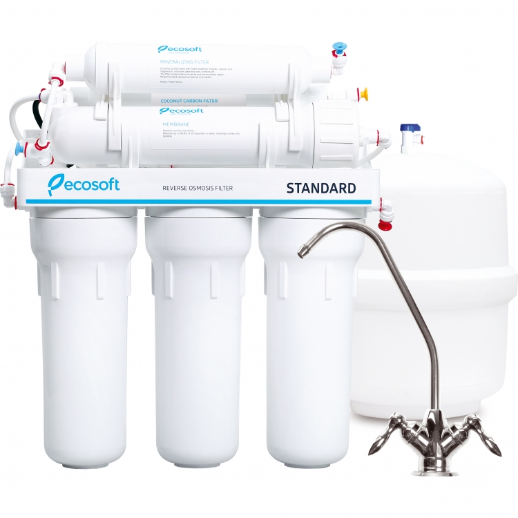 Фильтр обратного осмоса Ecosoft Standard с минерализатором MO650MECOSTD