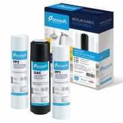 Комплект картриджей Ecosoft 1-2-3 для фильтра обратного осмоса CPV3ECOSTD