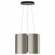 Вытяжка для кухни островная Franke Smart Suspended Mercury FSMS F42 SS/BK MATT 42 см нержавеющая сталь 345.0654.870