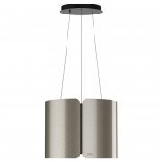 Вытяжка для кухни островная Franke Smart Suspended Mercury FSMS F42 SS/BK MATT 42 см нержавеющая сталь 345.0654.870