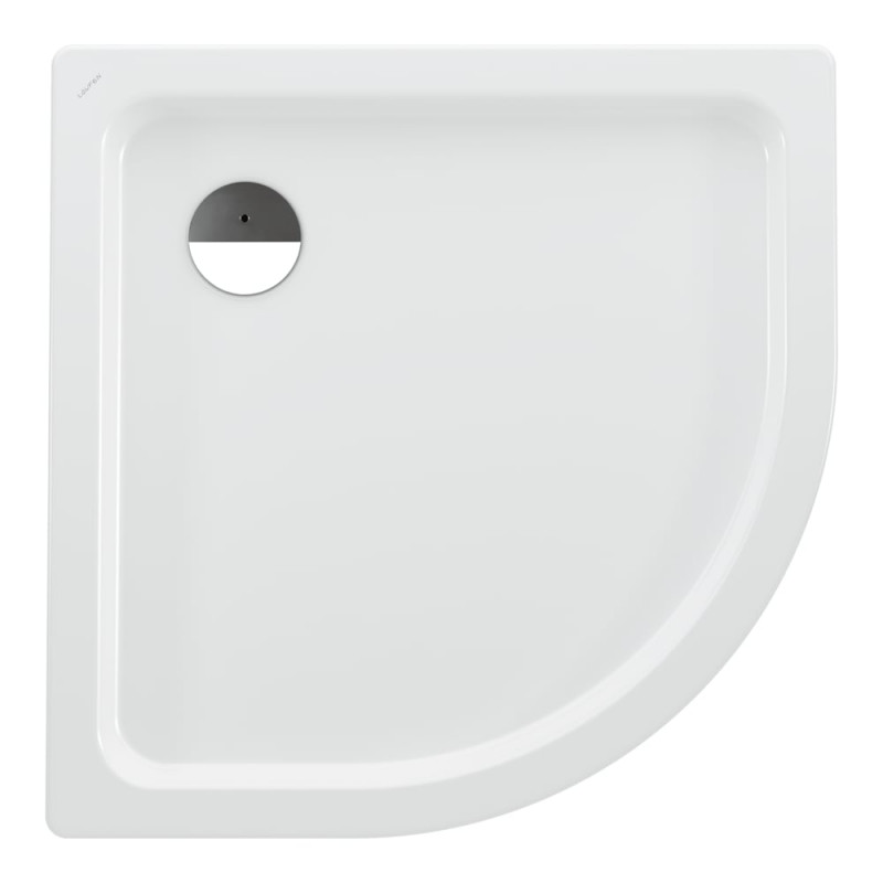 Душовий піддон Laufen Platina 100х100 см емальована сталь білий H2150190000401