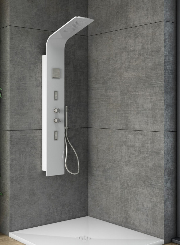 Гидромассажная панель для душа Kolpa San Zonda 1500 4f Kerrock белый 593600