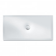 Душевой поддон Laufen Indura 80х140х2,5 см эмалированная сталь с покрытием Antislip белый матовый H2150766570401