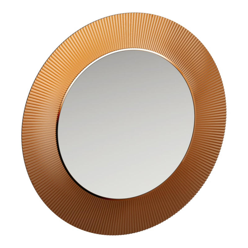 Дзеркало у ванній кімнаті Laufen Kartell All saints Ø78 см з LED підсвічуванням пластик бурштин H3863330810001