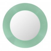 Дзеркало у ванній кімнаті Laufen Kartell All saints Ø78 см з LED підсвічуванням пластик смарагдово-зелений H3863330920001