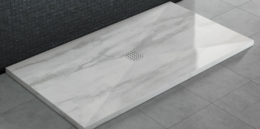 Душовий піддон Kolpa San Lavolta 160х90 см/О з панеллю Kerrock андезит 551410