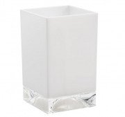 Склянка для зубних щіток Laufen Kartell Boxy пластик білий H3823300900001