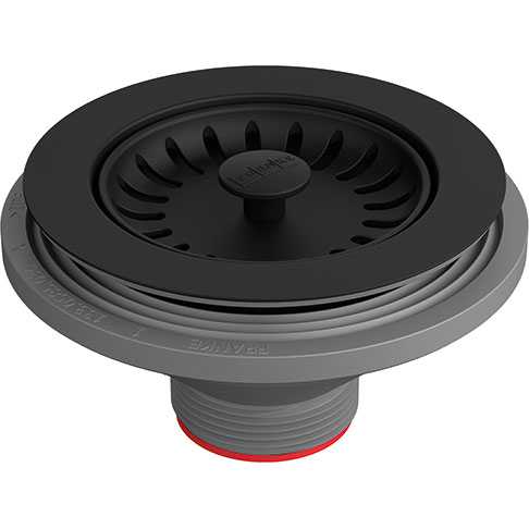 Чашка ручного вентиля Franke Color Line у додаткову чашу без виведення під перелив чорний матовий 112.0668.276