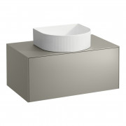 Тумба під раковину Laufen Sonar 80 см з отвором у центрі МДФ/ДСП титан H4054110340421