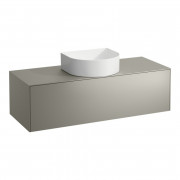 Тумба под раковину Laufen Sonar 120 см с отверстием в центре МДФ/ДСП титан H4054210340421