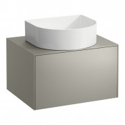 Тумба под раковину Laufen Sonar 60 см с отверстием в центре МДФ/ДСП титан H4054010340421