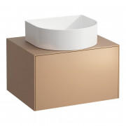Тумба під раковину Laufen Sonar 60 см з отвором у центрі МДФ/ДСП мідь H4054010340411
