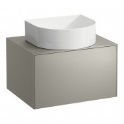 Тумба под раковину Laufen Sonar 60 см с отверстием в центре МДФ/ДСП титан H4054010340421