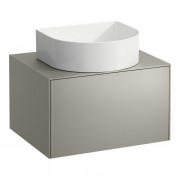 Тумба під раковину Laufen Sonar 60 см з отвором у центрі МДФ/ДСП титан H4054010340421