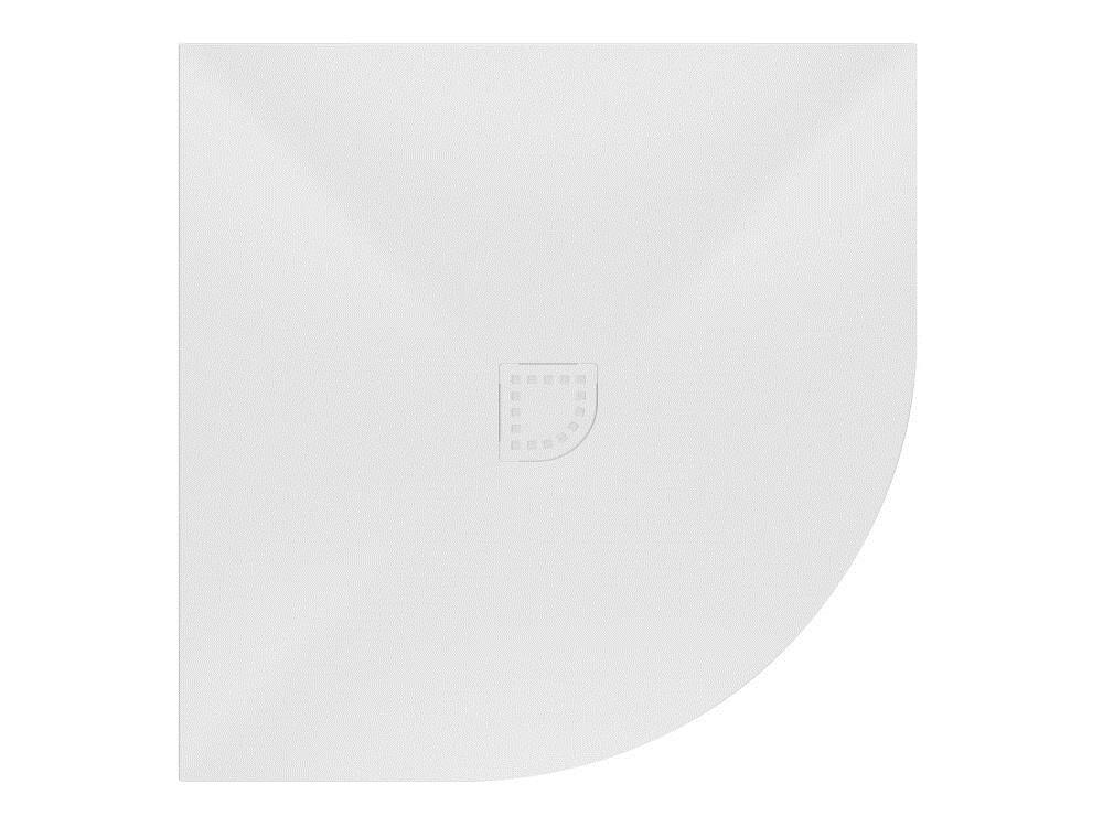 Душовий піддон Kolpa San Lavolta 100х100 см/про з панеллю Kerrock білий 551260