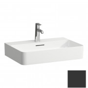 Раковина для ванной Laufen Val 60х42 см с 1 отверстием керамика графит матовый H8102837581041